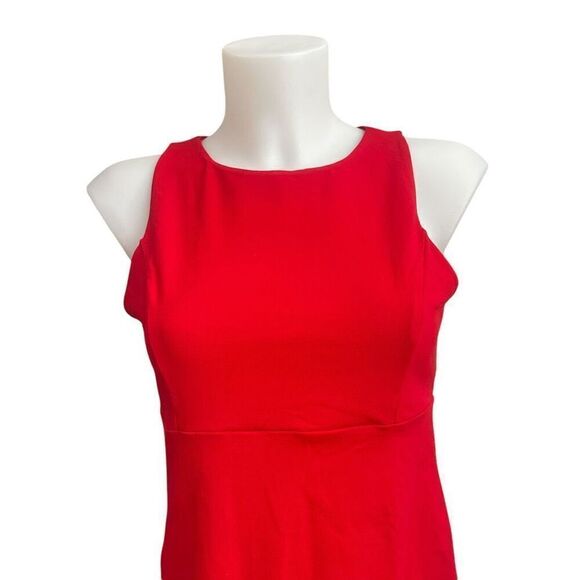 Susana Monaco Red Lycra Blend Stretchy Halter Tank Top size Medium - Picture 2 of 7